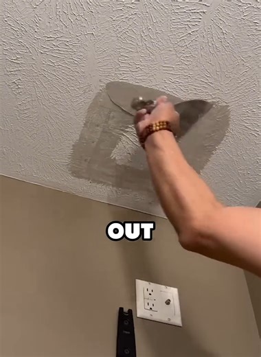 Innovative Ceiling Repair Trick for Homeowners