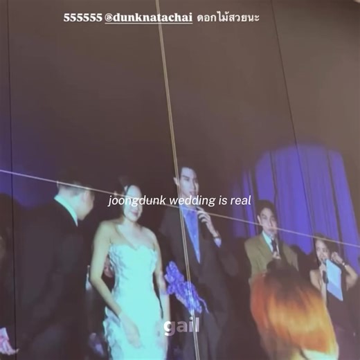 Dunk Catches the Bride's Wedding Bouquet