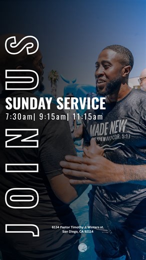 ✨ Experience the Presence of God This Sunday @bayviewchurchsd !!✨ Join us for a powerful worship experience as our Pastor Terry W. Brooks continues his dynamic series “The Warrior Within” 💥 We’re also celebrating a major milestone with the ribbon cutting for the remodel of our MLK Building! 🏗️🎉 🎶 Get ready to worship with us — download the Let’s Get Ready for Worship Playlist now on YouTube and sing along this Sunday! ⏰ Service Times: 7:30AM | 9:15AM | 11:15AM 📺 Stream LIVE on YouTube: @Bay