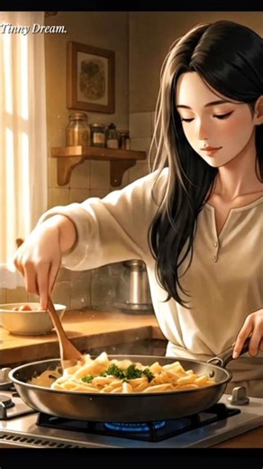 🍝 A Peaceful Pasta Moment | Satisfying Cooking #asmr #animation #ghibli