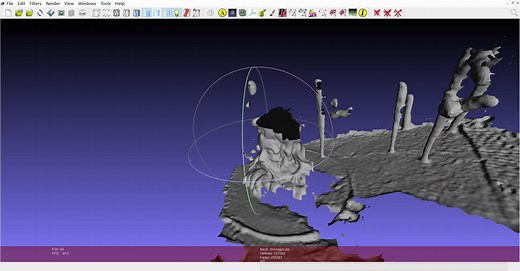 VisualSFM + CMVS/PMVS + MeshLab进行三维重建