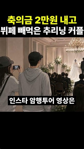 요즘 유행이라는 결혼식 암행투어