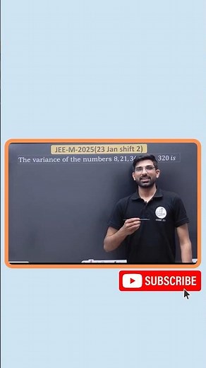📊 JEE Mains 2025 PYQs on Variance 🧠✨#jeemains #maths #jee #variance #statistics