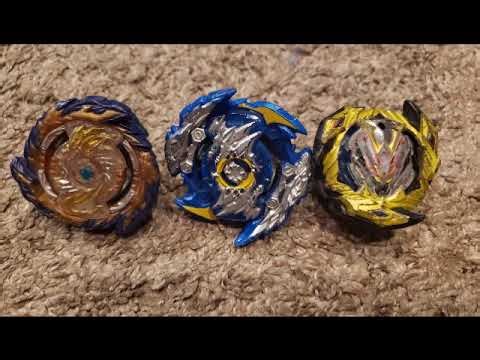 Beyblade Burst Battle: Mirage Fafnir F6 Vs. Zone Fafnir F5 Vs. Wonder Valtryek V4