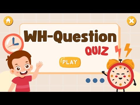WH- Questions Quiz for Kids | Grammar Quiz Game