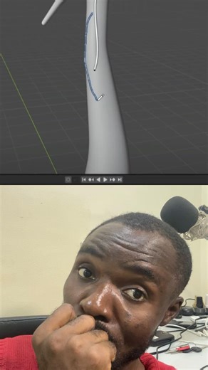 Make curved wires this way #blendertutorial #blender3d