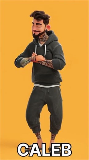 Caleb Character Model Full Reveal #3d #animation