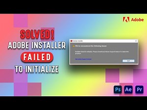 SOLVED! ADOBE: INSTALLER FAILED TO INITIALIZE. PLEASE DOWNLOAD SUPPORT ADVISOR | PC TIPS EP #5
