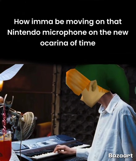Zelda Ocarina of Time funny moment — Link clap and whoop that trick