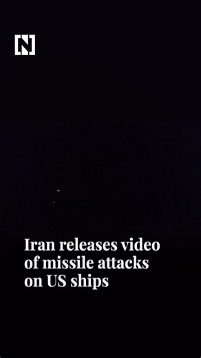 Iran releases footage of missile attacks on US ships