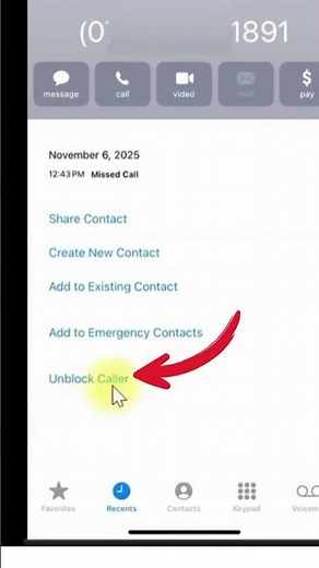 How to Unblock ANY Number on iPhone 30 Seconds #shorts
