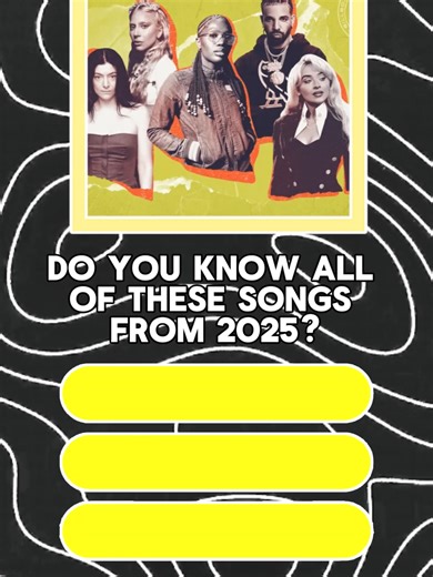 2025 Song Quiz 🚨🚨#fyp #blowthisupforme #songquiz #quiz #2025MUSIC | song quiz