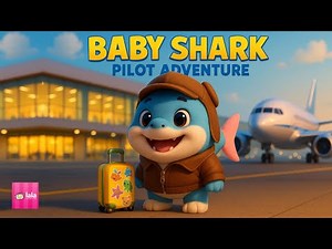 Baby Shark Dog's Pilot Adventure | Nursery Rhymes & Kids Songs |Song for Kids | LALATV - Kids Songs