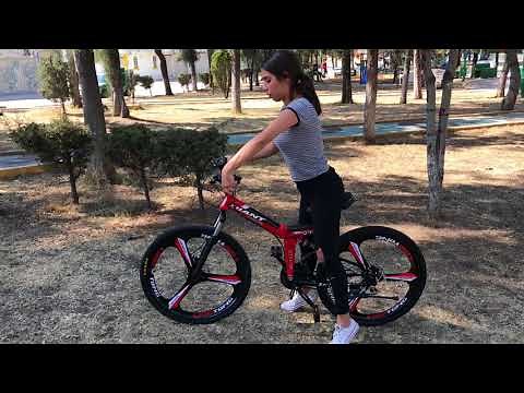 Bicicleta Montaña 26´ Plegable Doble Suspension