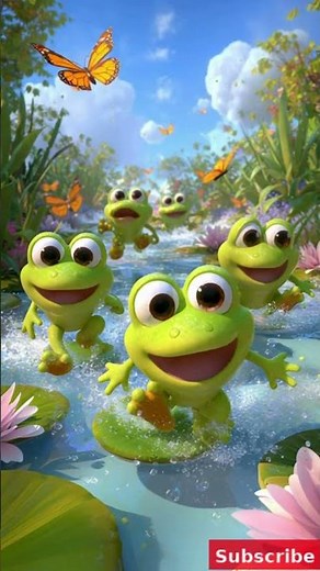 Funny Frog Jump Race 🐸 | 3D Cartoon for Kids | Kids Fun Galaxy 3D