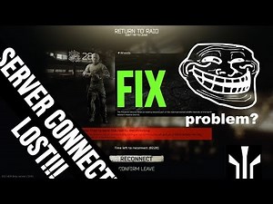 Escape from Tarkov Server Connection Lost Fix