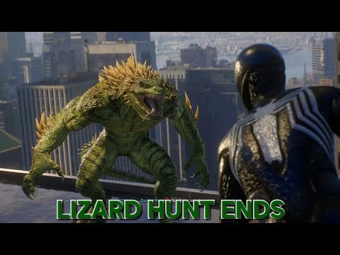 Symbiote Spider-Man vs Lizard FULL Boss Fight | Venom Suit Brutal Battle + Miles Helps | Spider-Man2