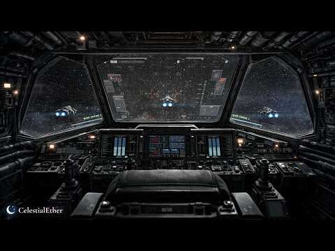 Deep Space Cockpit • Starship Ambience for Deep Sleep • 6 Hours • 4K