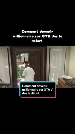 Comment devenir millionnaire sur GTAV dès le début #gta ##viral_video