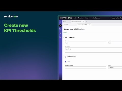 Source-to-Pay Operations | Create a KPI template