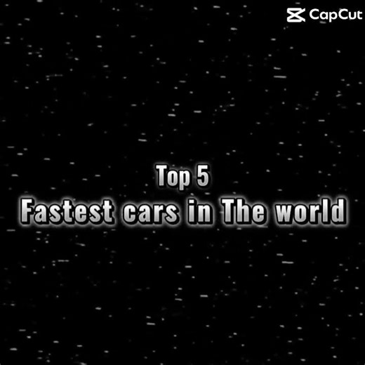 Top 5 fastest cars in The world