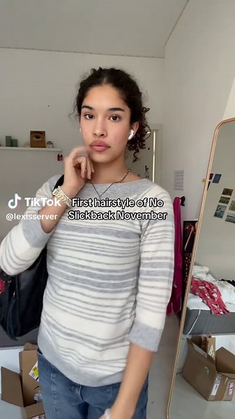 Curly Hairstyle Ideas for No Slickback November