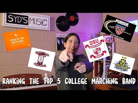Ranking the Top 5 College Marching Bands of the Year!