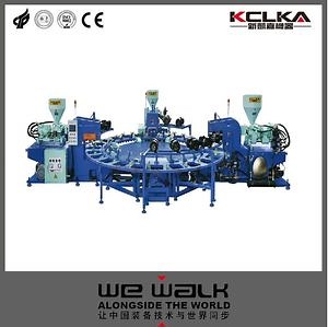 [Hot Item] New Brand Automatic PVC Double Color Airblowing Injection Moulding Machine