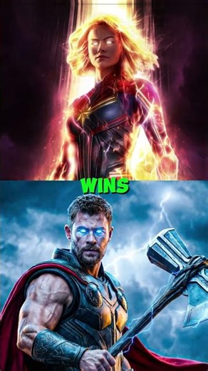 Captain Marvel vs Thor