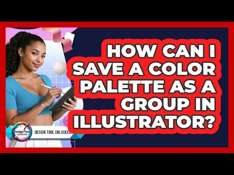 How Can I Save A Color Palette As A Group In Illustrator?