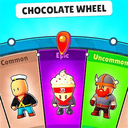The Real Gaming Guru || Stumble Guys CHOCOLATE 🫕 WHEEL 🎡 || #stumbleguys
