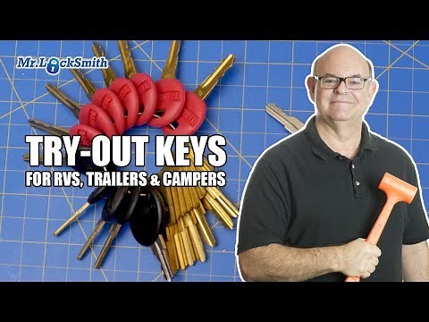 How to make a key with "Try out Keys" for RVs, Trailers & Campers | Mr. Locksmith™ Video
