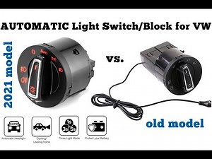 Automatic headlights Switch/Block with light sensor for VW Jetta, Passat, Eos, Audi, Skoda, Seat
