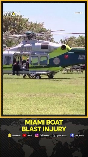 Miami Boat Explosion: Eleven Injured After Boat Explosion Near Miami Coast | WION SHORTS