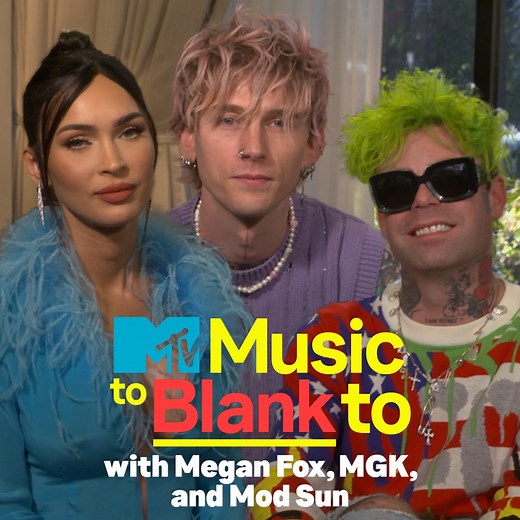 A 'Good Mourning'-inspired playlist straight from Megan Fox, Machine Gun Kelly, and Mod Sun?! This *might* just be the best gift I've ever received in my entire life. | MTV