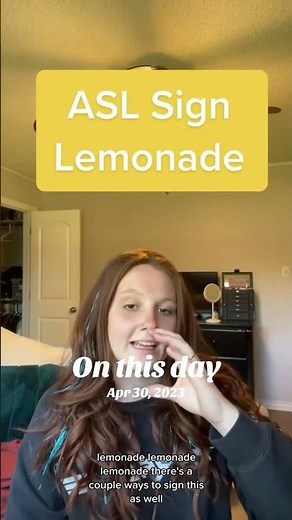 Learn How To Sign "Lemonade" in ASL for Beginners | American Sign Language #shorts