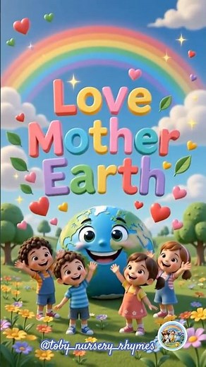 Love Mother Earth 🌍| Nursery Rhyme for Kids | Sing Along & Save the Planet! #kidsrhymes #earthchild