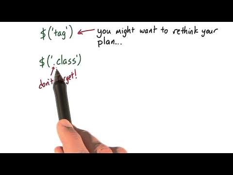 Selectors Classes - Intro to jQuery