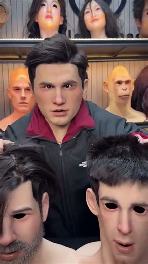 Transform into a boss in seconds #facechange #siliconemask #crossdress #mask