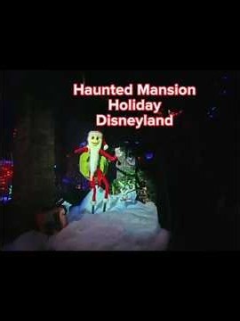 Haunted Mansion Holiday - POV - Disneyland California