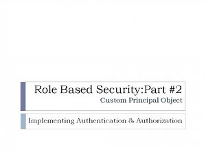 68 - Role Based Security #2 | Implementing Authentication & Authorization in ASP.Net MVC