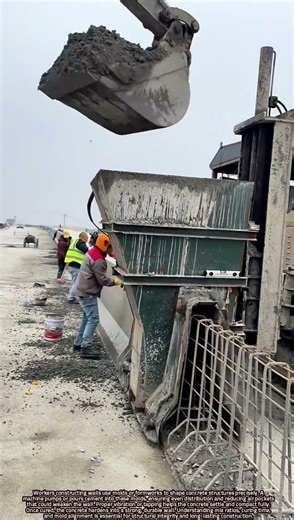 Concrete Wall Construction Using Formworks and Machines