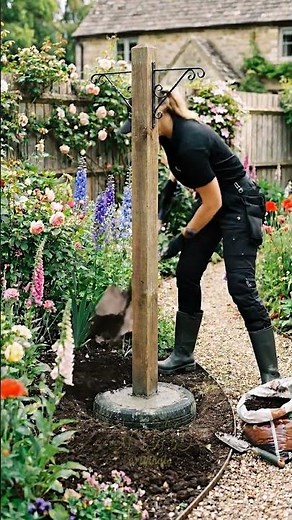 DIY Bird Feeder Station Build From Tire Base to Garden Feature