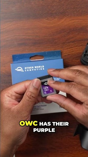 OWC Card Reader: Unlock Blazing Fast Speeds for Your Footage! #shorts