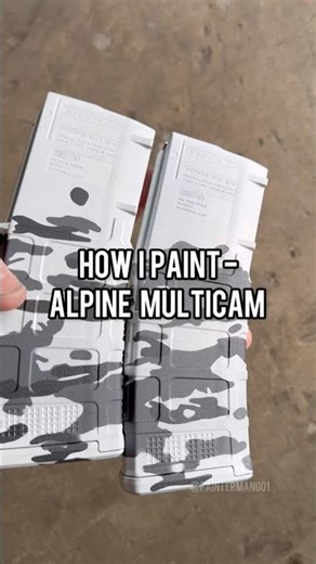 How I Cerakote Alpine Multicam Camo (Step-by-Step) #cerakote #multicam