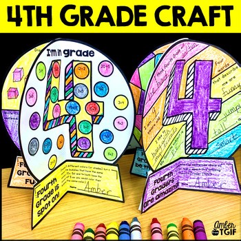 4th Grade Open House Craft Activities Back to School Night Craft Math Writing