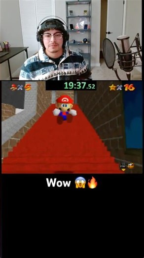 BLJs in Super Mario 64 are you good at doing BLJs 😱🔥 #retrogaming #nintendo #speedruning