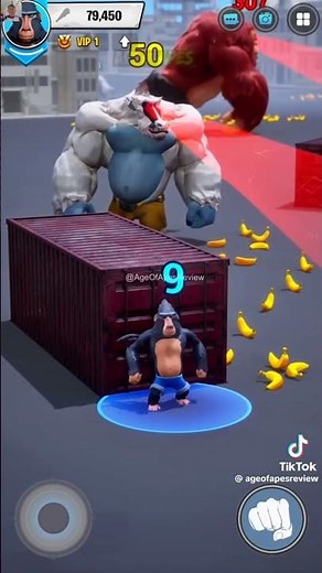 Age of Apes Ads Review All Levels Part 1 : Giant Apes Compete For resources #ageofapes #games