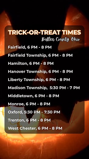 🍭🎃👻 Halloween Trick-or-Treating in Butler County! | Travel Butler County, Ohio