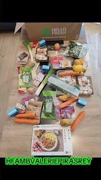 Réception de mon colis HELLO FRESH + mon code promo